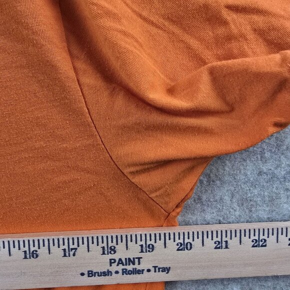 Halloween Pumpkin Face T-Shirt Large Orange Way To Celebrate! Cotton Polyester - Picture 7 of 7